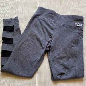 justice active leggings, size 12 girls, worn but good quality, no holes/damage
